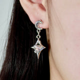 Star Heart Earrings