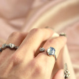 Blue Moonstone Ring