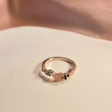 Pink Peach Gem Ring