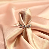 Pink Heart Diamonds Ring