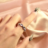 Pink Heart Diamonds Ring