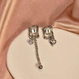 Diamond Dangle Earrings