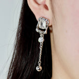 Diamond Dangle Earrings