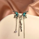 Butterfly Opal Dangle Earrings