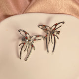 Silver Butterfly Ear Clip