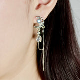 Moon Star Diamond Earrings