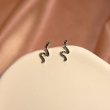 Silver Snack Earrings