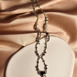 Black Diamond Punk Necklace