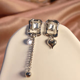 Diamond Dangle Earrings