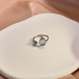 Blue Moonstone Ring