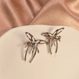 Silver Butterfly Ear Clip