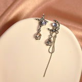 Moon Star Diamond Earrings