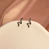 Silver Snack Earrings