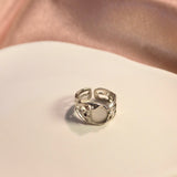 925 Sterling Silver Gems Ring