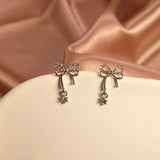 Butterfly Bow Diamonds Earrings