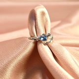 Droplet Diamond Rings Set