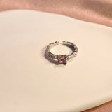 Pink Diamond Ring