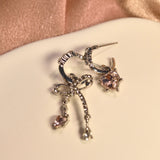 Butterfly Bow Heart Earrings