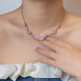 Purple Opal Necklace