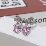 Cherry Pink Diamond Ring