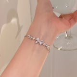 Butterfly Bow Diamonds Bracelet