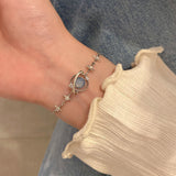 Satellite Moonstone Bracelet