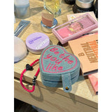 Heart-Shaped Cake Denim Jewelry Box